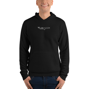 McDonnell Douglas MD-80 Airliner Bella + Canvas Hoodie