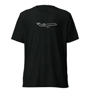 McDonnell Douglas MD-80 Airliner Tri-blend T-Shirt