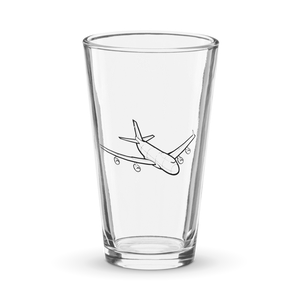 Boeing 747-400 Queen of the Skies  Shaker Pint Glass