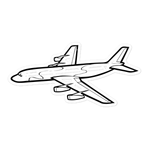Douglas DC-8 Jetliner Sticker