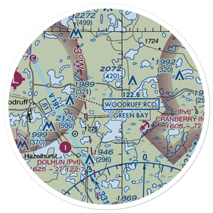 Schiffmann Seaplane Base (WS64) VFR Sectional Sticker (20 mile)