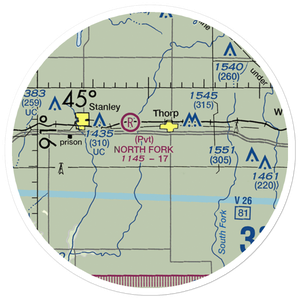 Vern Air Park (WS60) VFR Sectional Sticker (20 mile)