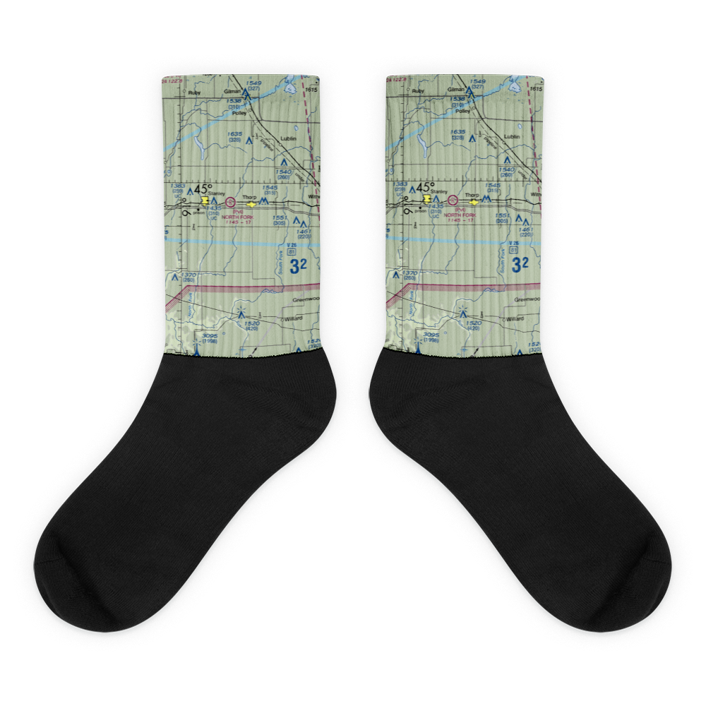 Vern Air Park (WS60) VFR Sectional Socks 