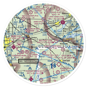 Barten Airport (WS55) VFR Sectional Sticker (30 mile)