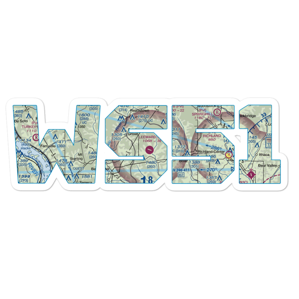 Leeward Farm Airport (WS51) VFR Sectional Sticker 