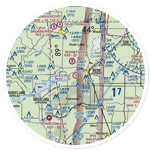 J & L Aviation Airport (WS46) VFR Sectional Sticker (30 mile)