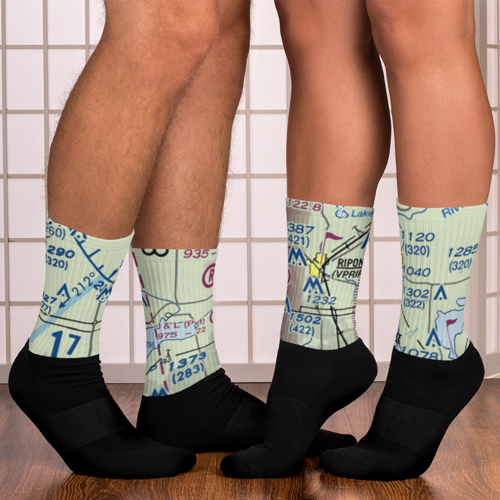 J & L Aviation Airport (WS46) VFR Sectional Socks 