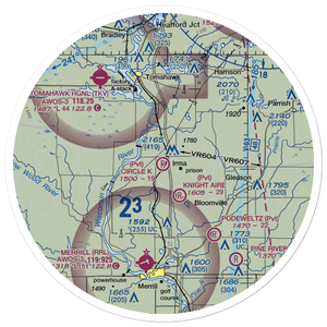 Circle K Airport (WS45) VFR Sectional Sticker (30 mile)