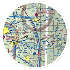 Rusmar Farms Airport (WS41) VFR Sectional Sticker (30 mile)
