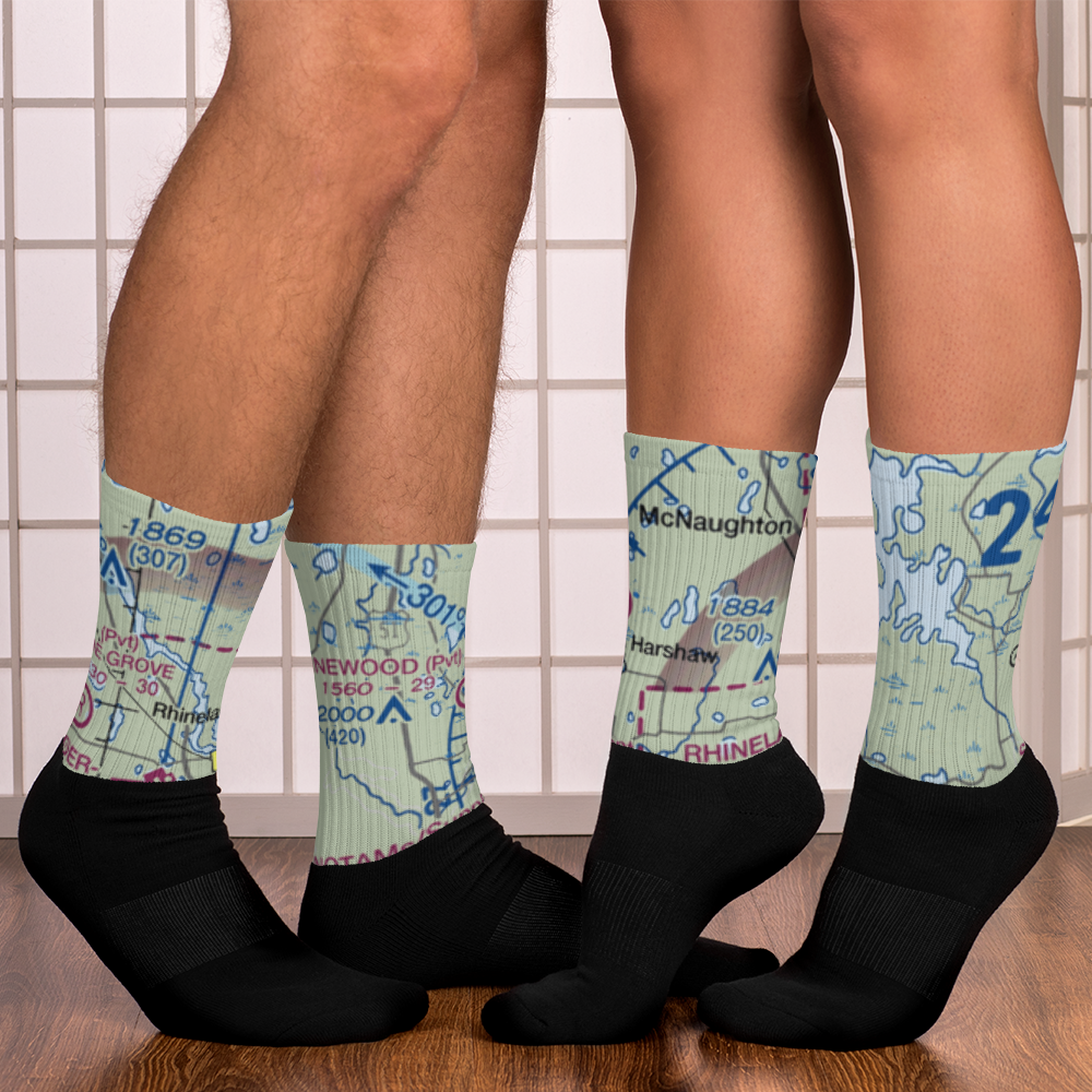 Pinewood Air Park (WS39) VFR Sectional Socks 