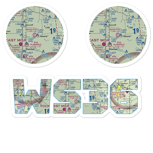 Swan Field (WS36) VFR Sectional Sticker Pack
