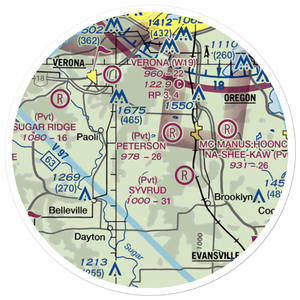 Storytown Airfield (WS33) VFR Sectional Sticker (20 mile)