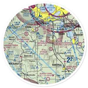 Storytown Airfield (WS33) VFR Sectional Sticker (30 mile)