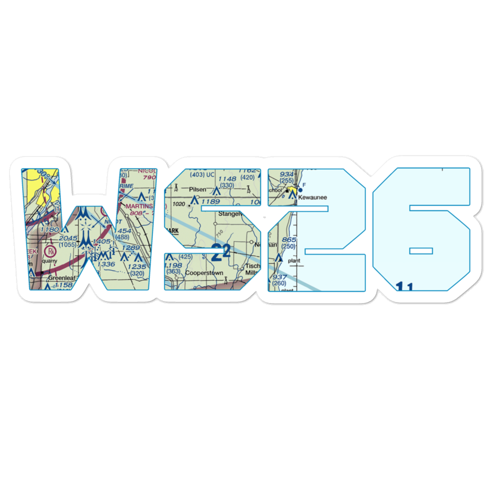 Ranch Side Airport (WS26) VFR Sectional Sticker 