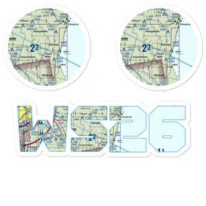Ranch Side Airport (WS26) VFR Sectional Sticker Pack