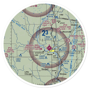 R & S Landing Strip (WS23) VFR Sectional Sticker (30 mile)