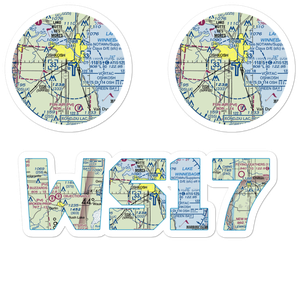 Pioneer Airport (WS17) VFR Sectional Sticker Pack