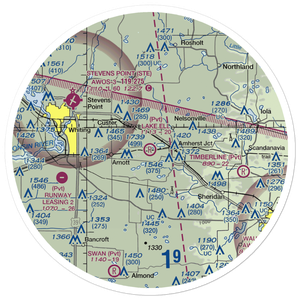 Lake Ell Field (WS14) VFR Sectional Sticker (30 mile)