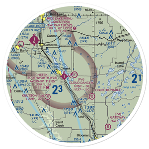 Cloud Dancer Private Airport (WS13) VFR Sectional Sticker (30 mile)