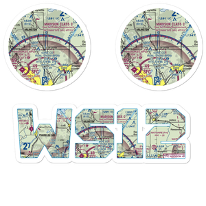 Elert Airport (WS12) VFR Sectional Sticker Pack