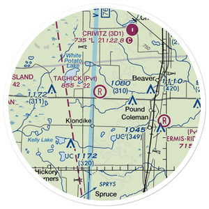 Frievalt Airport (WS11) VFR Sectional Sticker (20 mile)
