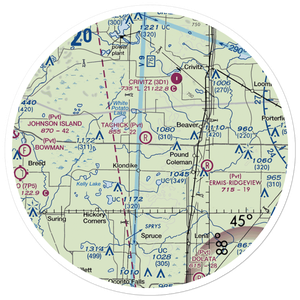 Frievalt Airport (WS11) VFR Sectional Sticker (30 mile)