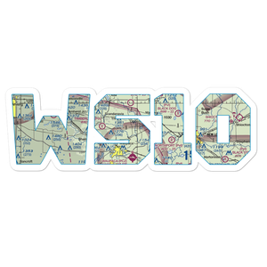 Casey Lake Airport (WS10) VFR Sectional Sticker