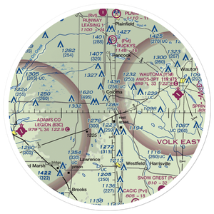 Rox Airport (WS09) VFR Sectional Sticker (30 mile)