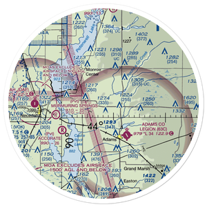 Zanadu Airport (WS04) VFR Sectional Sticker (30 mile)