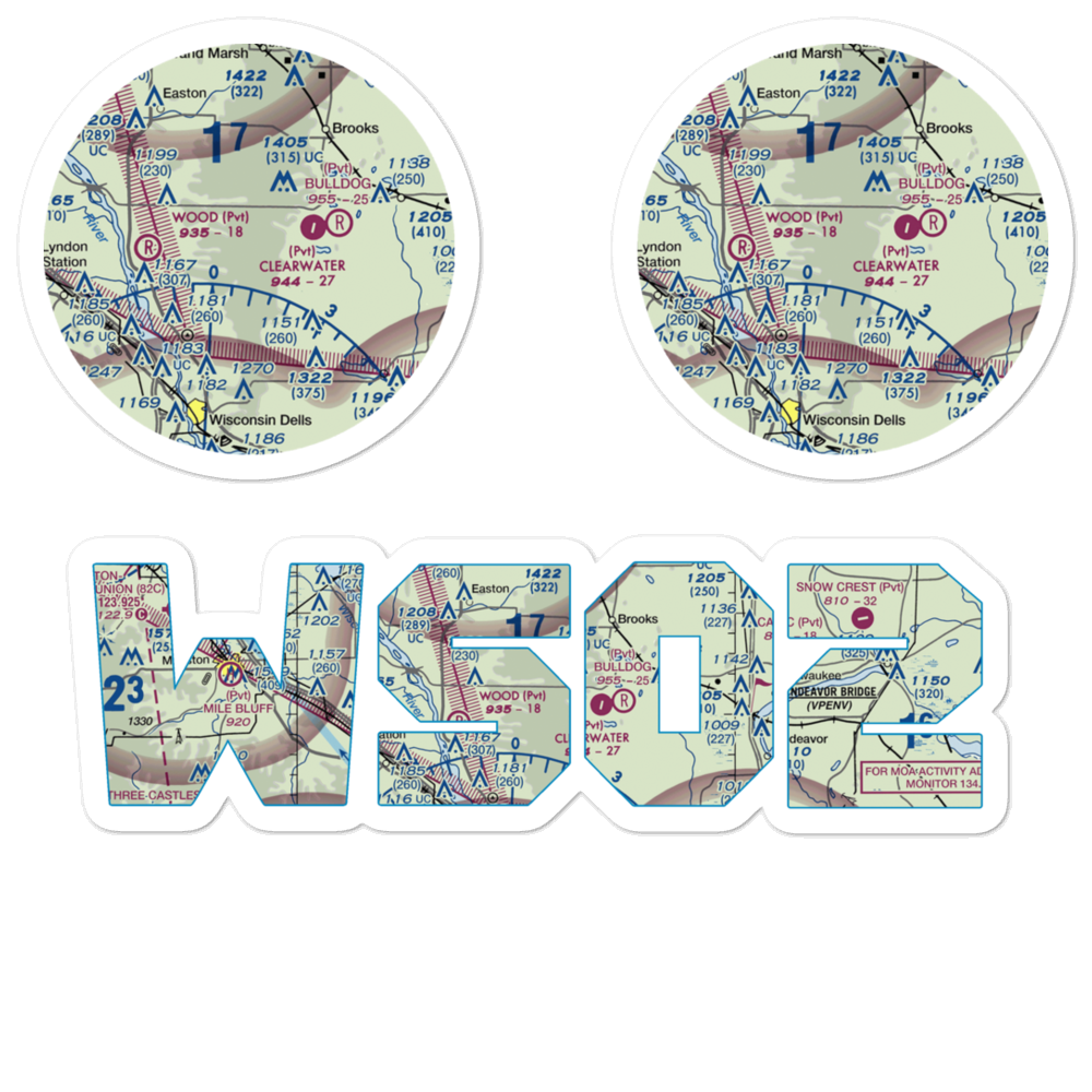 Polish Paradise Airport (WS02) VFR Sectional Sticker Pack 