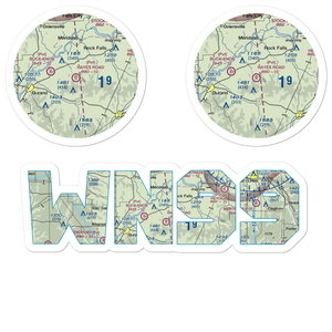 Hayes Road Airport (WN99) VFR Sectional Sticker Pack