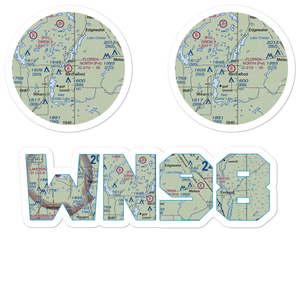 Florida North Airport (WN98) VFR Sectional Sticker Pack