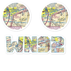 Sky Meadows Airpark (WN92) VFR Sectional Sticker Pack