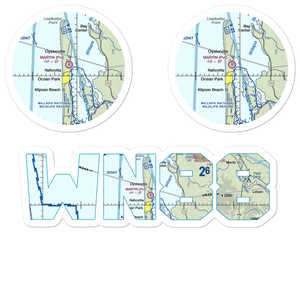 Martin Airport (WN88) VFR Sectional Sticker Pack