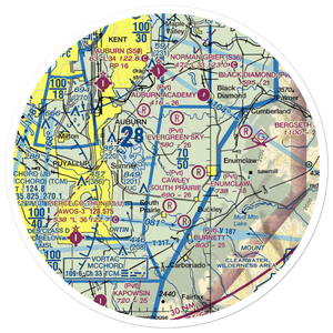 Bryan Airport (WN87) VFR Sectional Sticker (30 mile)