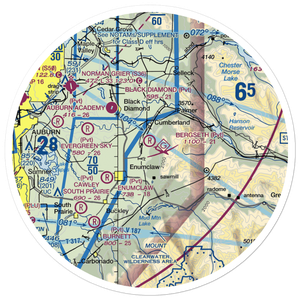 Bergseth Field (WN76) VFR Sectional Sticker (30 mile)