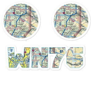 Bergseth Field (WN76) VFR Sectional Sticker Pack