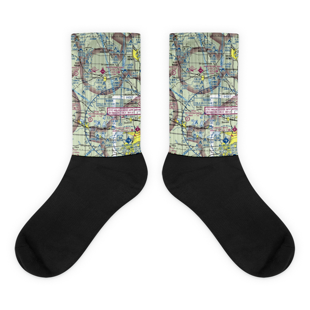 Erin Aero Airport (WN75) VFR Sectional Socks 
