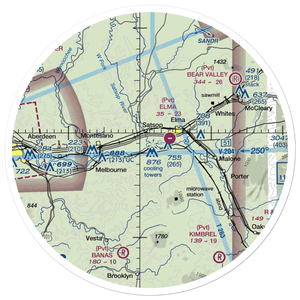 My Airport (WN65) VFR Sectional Sticker (30 mile)