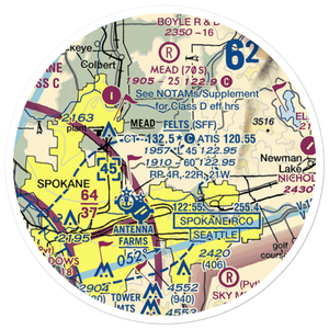 Tai's Landing Airport (WN61) VFR Sectional Sticker (20 mile)
