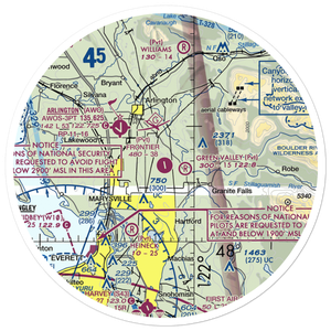 Frontier Airpark (WN53) VFR Sectional Sticker (30 mile)