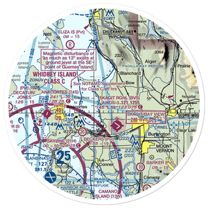 Bayview Farms Airport (WN51) VFR Sectional Sticker (30 mile)