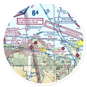 Blue Heron Field (WN49) VFR Sectional Sticker (30 mile)