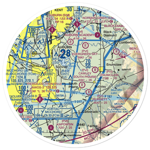 Flying H Ranch Airport (WN42) VFR Sectional Sticker (30 mile)