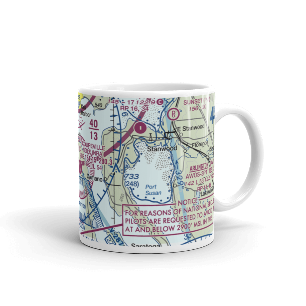 Coupeville Airpark (WN40) VFR Sectional  Mug 