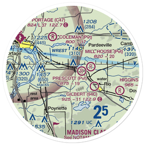 Knutson Field (WN39) VFR Sectional Sticker (20 mile)