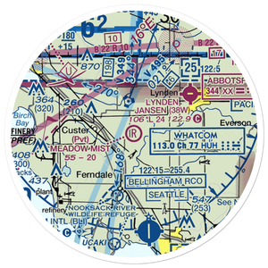 Meadow Mist Airport (WN35) VFR Sectional Sticker (20 mile)