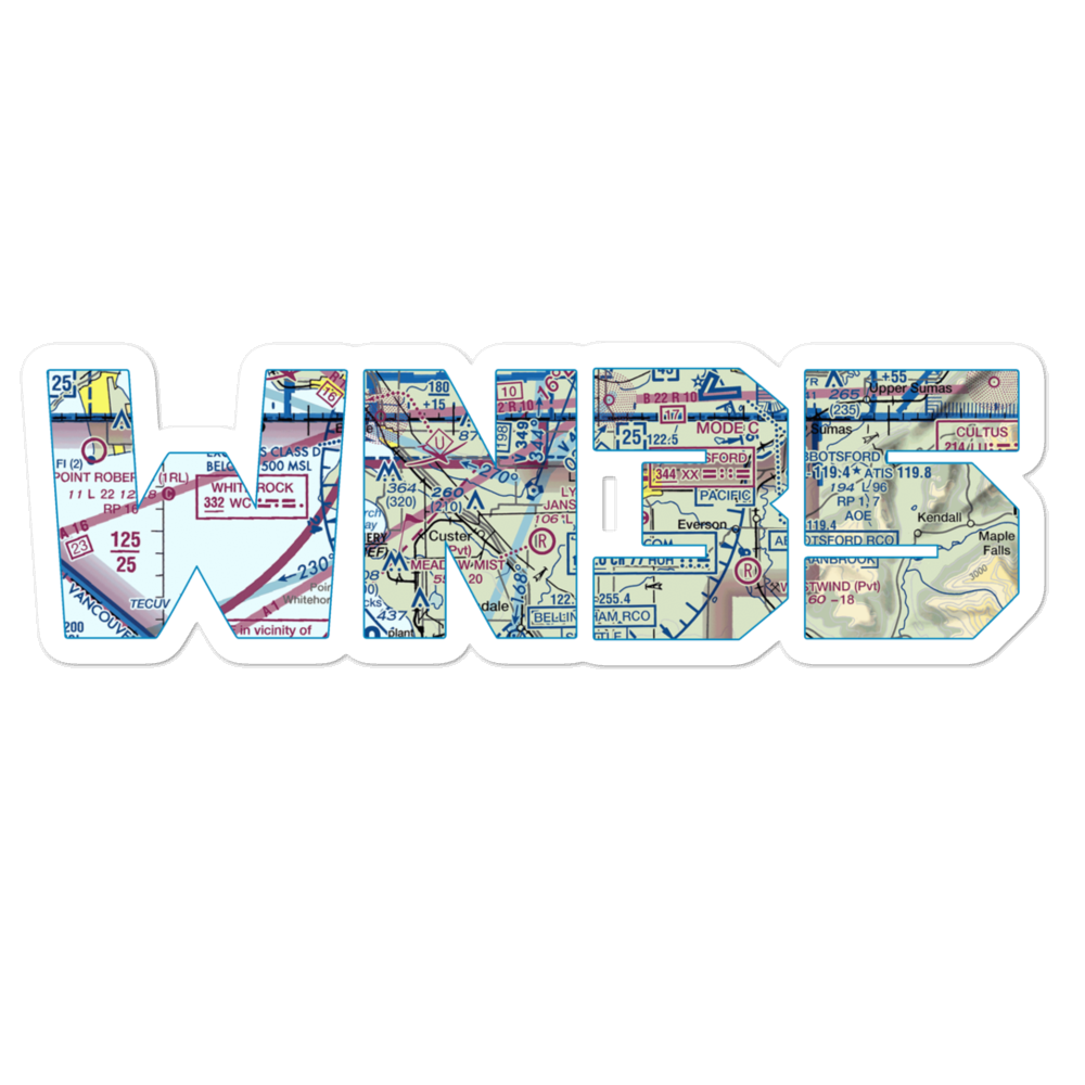Meadow Mist Airport (WN35) VFR Sectional Sticker 