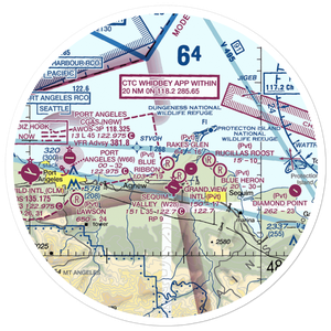 Blue Ribbon Airport (WN29) VFR Sectional Sticker (30 mile)