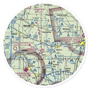 Redoft Airport (WN27) VFR Sectional Sticker (30 mile)